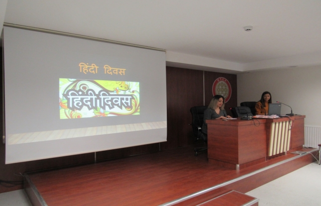 With the support of the Indian Embassy, the World Hindi Day was celebrated on 10.01.2019 in the Department of Indology at Ankara University.